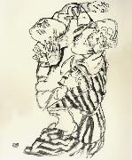 Egon Schiele, Aunt and Nephew